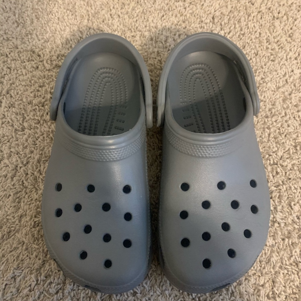 Gray Crocs